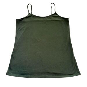 Time & Tru Green Tank Top